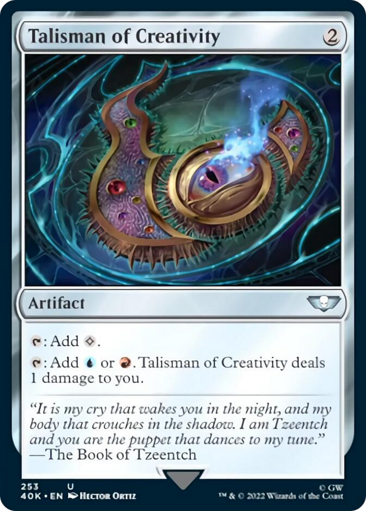 Talisman of Creativity (Surge Foil) [Warhammer 40,000] | The CG Realm