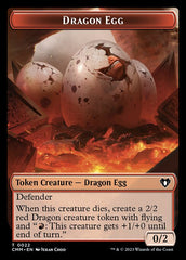 City's Blessing // Dragon Egg Double-Sided Token [Commander Masters Tokens] | The CG Realm