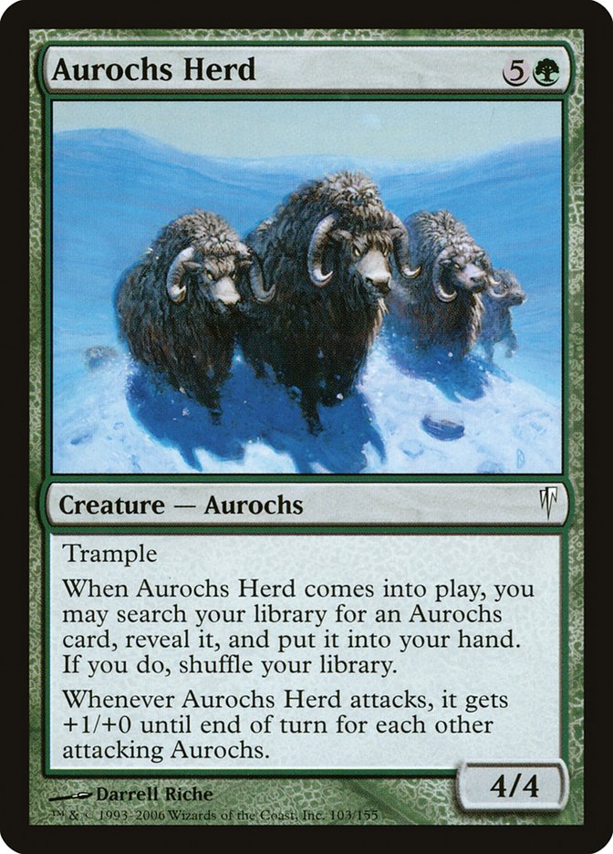 Aurochs Herd [Coldsnap] | The CG Realm