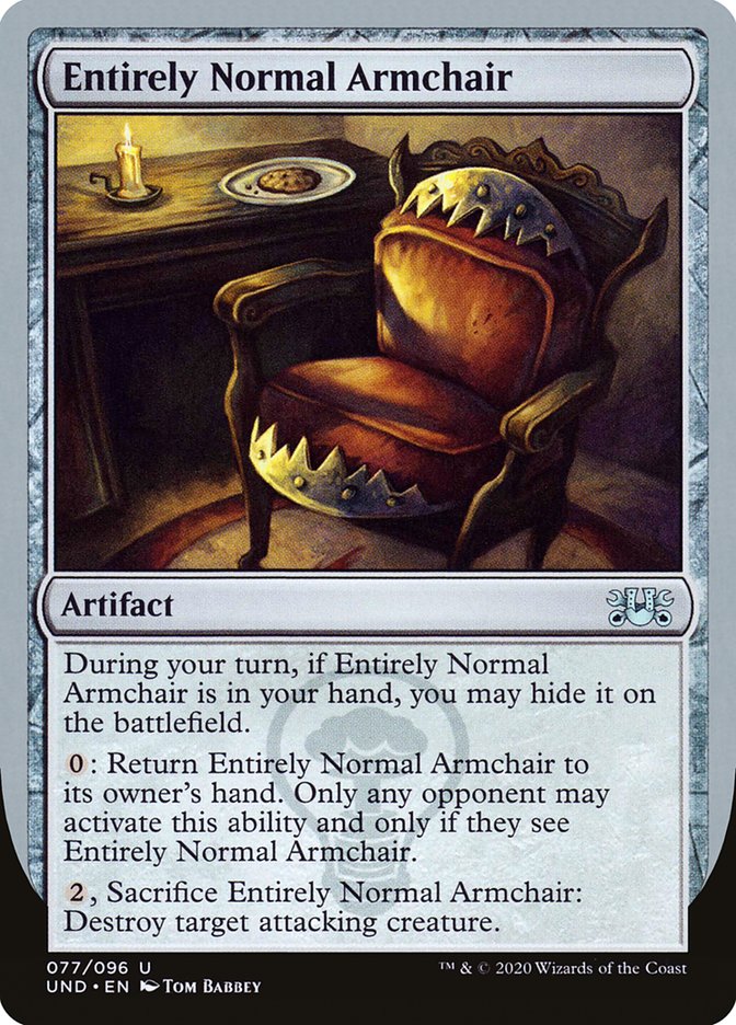 Entirely Normal Armchair [Unsanctioned] | The CG Realm
