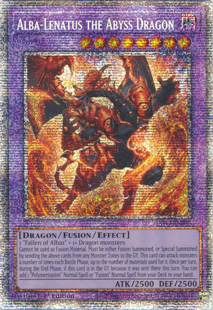 Alba-Lenatus the Abyss Dragon [DIFO-EN035] Starlight Rare | The CG Realm