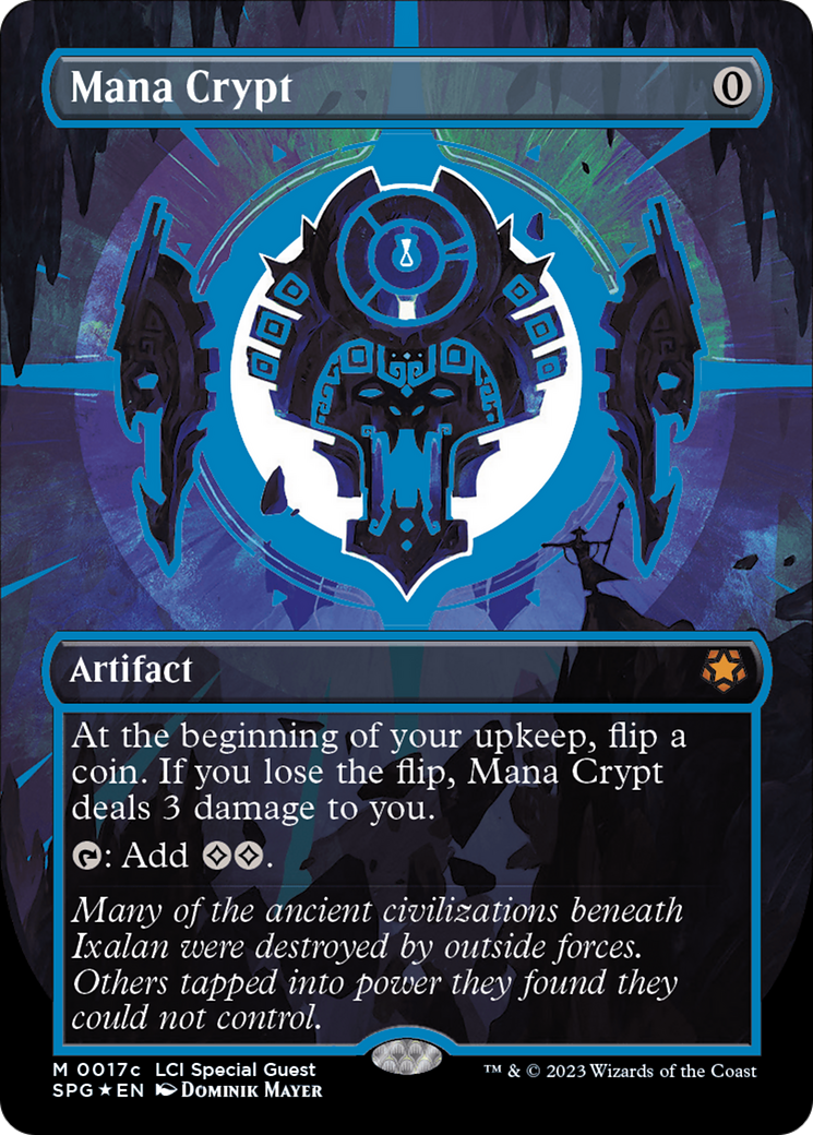 Mana Crypt (0017c) (Borderless) [The Lost Caverns of Ixalan Special Guests] | The CG Realm