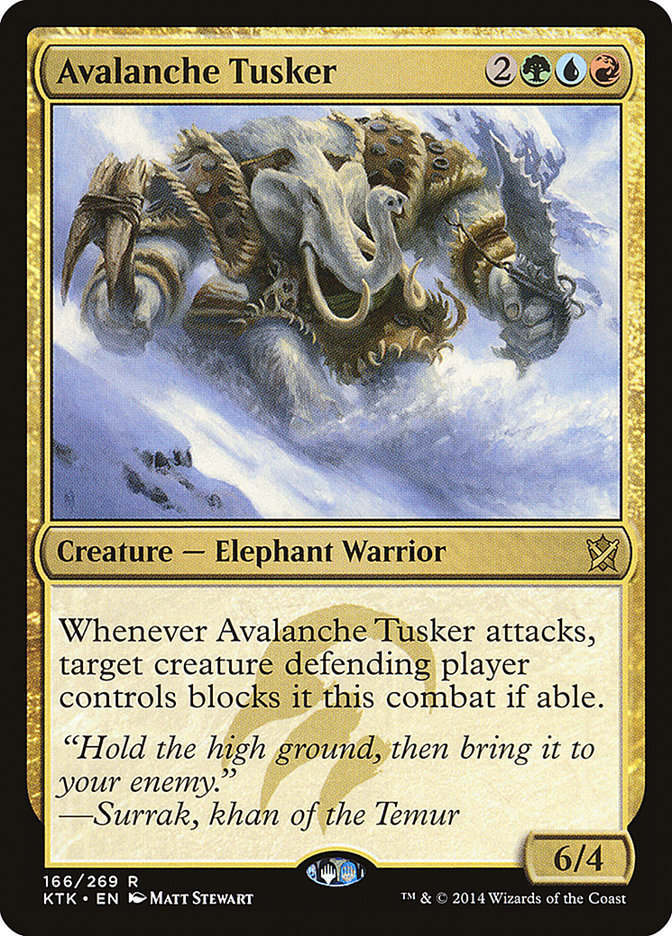 Avalanche Tusker [Khans of Tarkir] | The CG Realm