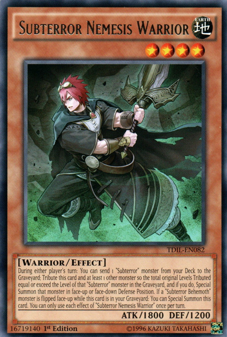 Subterror Nemesis Warrior [TDIL-EN082] Rare | The CG Realm