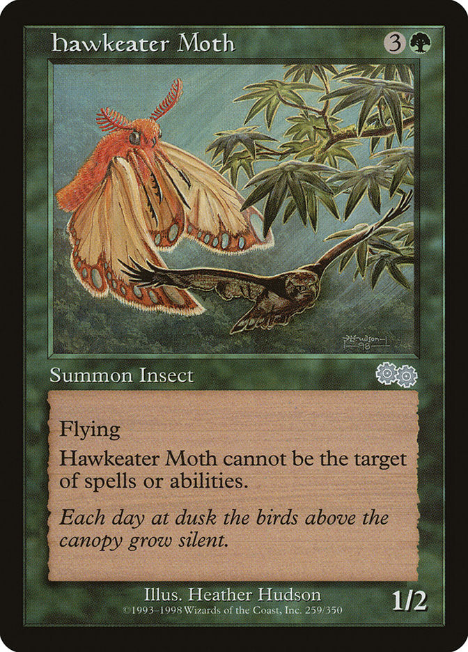 Hawkeater Moth [Urza's Saga] | The CG Realm