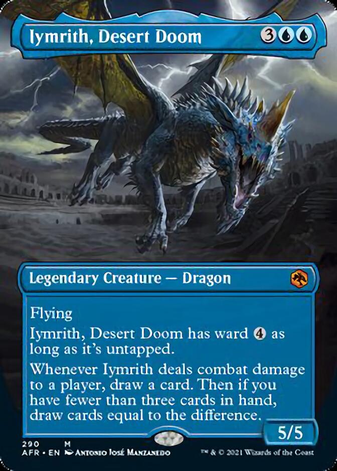 Iymrith, Desert Doom (Borderless Alternate Art) [Dungeons & Dragons: Adventures in the Forgotten Realms] | The CG Realm