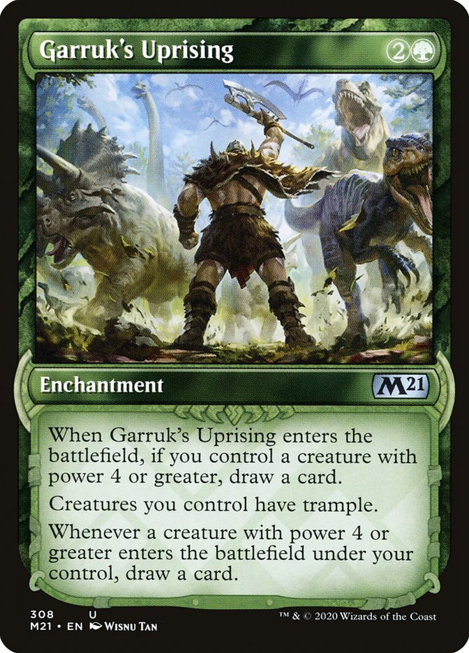 Garruk's Uprising (Showcase) [Core Set 2021] | The CG Realm