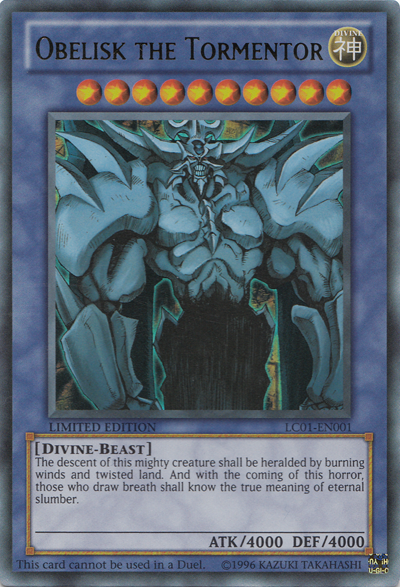 Obelisk the Tormentor [LC01-EN001] Ultra Rare | The CG Realm