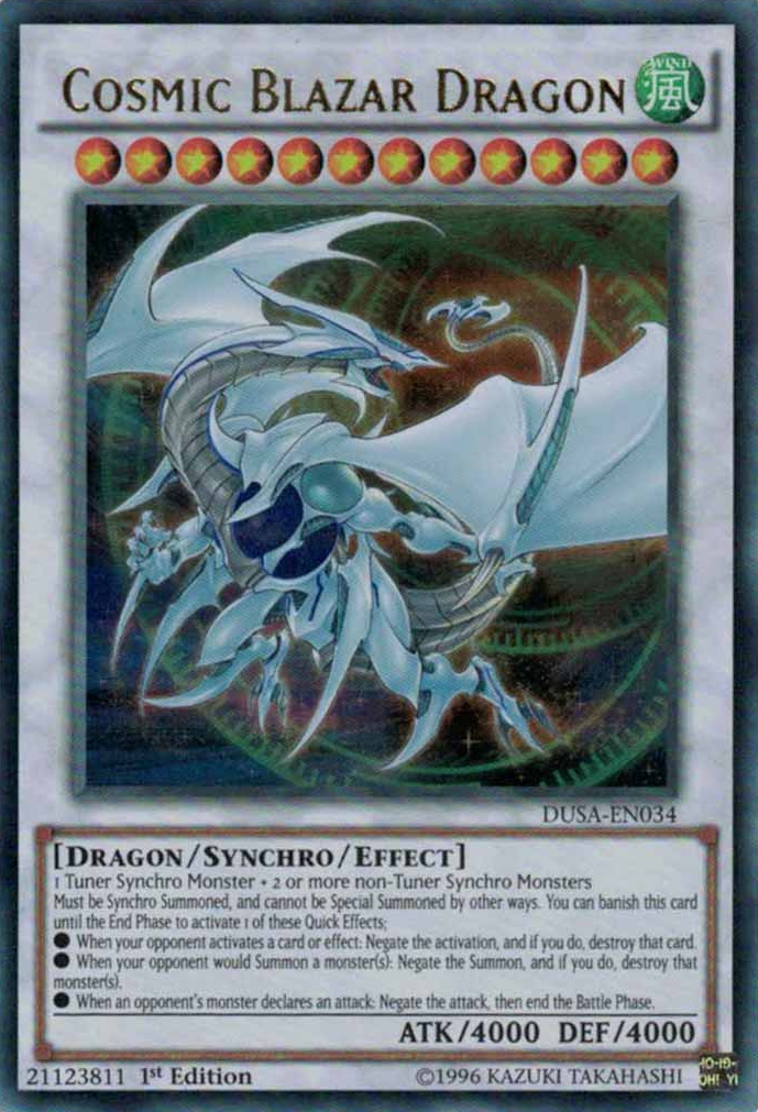 Cosmic Blazar Dragon [DUSA-EN034] Ultra Rare | The CG Realm