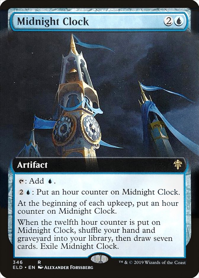 Midnight Clock (Extended Art) [Throne of Eldraine] | The CG Realm