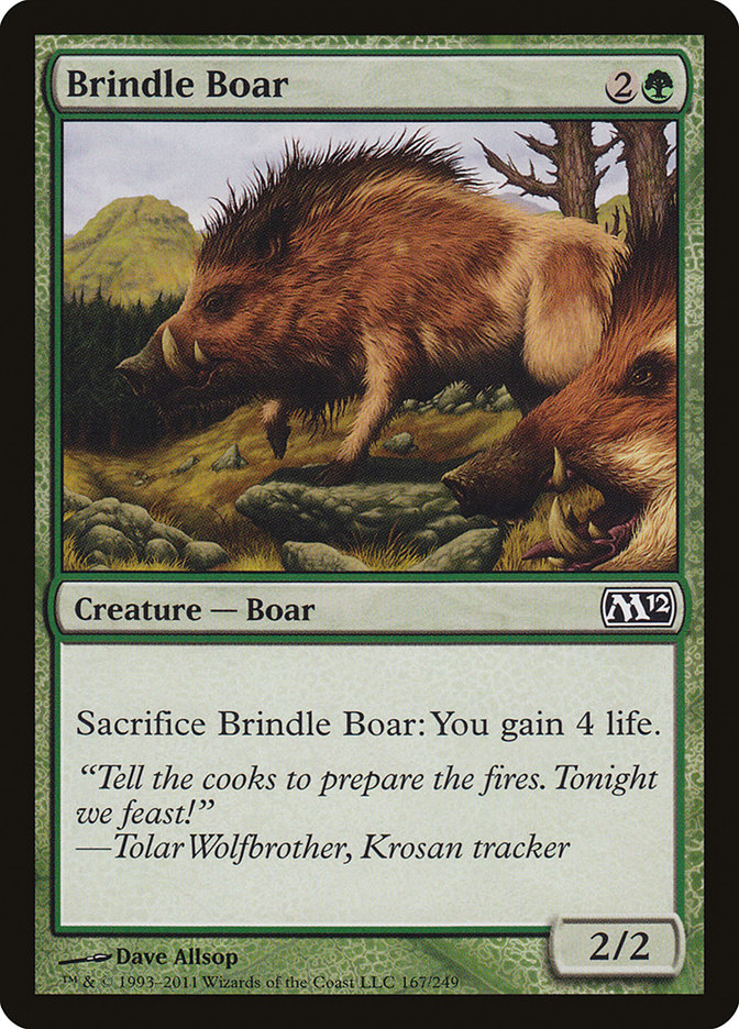 Brindle Boar [Magic 2012] | The CG Realm
