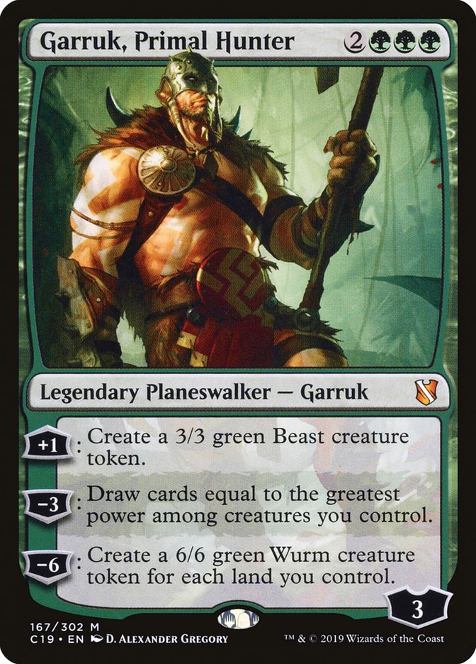 Garruk, Primal Hunter [Commander 2019] | The CG Realm