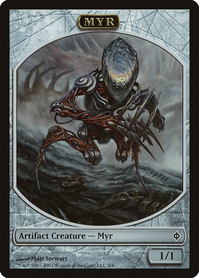 Myr Token [New Phyrexia Tokens] | The CG Realm