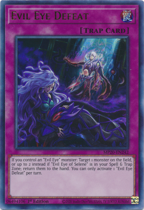 Evil Eye Defeat [MP20-EN242] Ultra Rare | The CG Realm