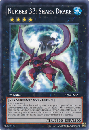 Number 32: Shark Drake [SP14-EN023] Starfoil Rare | The CG Realm