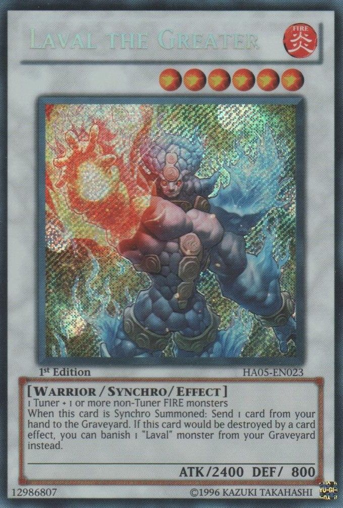 Laval the Greater [HA05-EN023] Secret Rare | The CG Realm