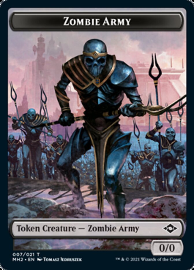 Clue (14) // Zombie Army Double-Sided Token [Modern Horizons 2 Tokens] | The CG Realm