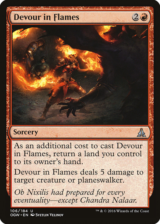 Devour in Flames [Oath of the Gatewatch] | The CG Realm