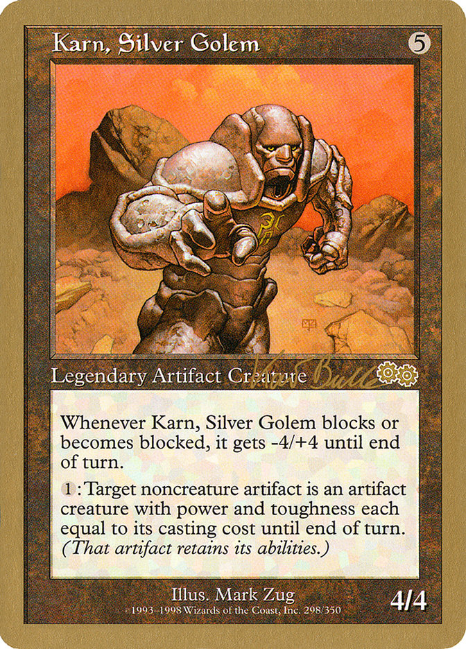 Karn, Silver Golem (Kai Budde) [World Championship Decks 1999] | The CG Realm