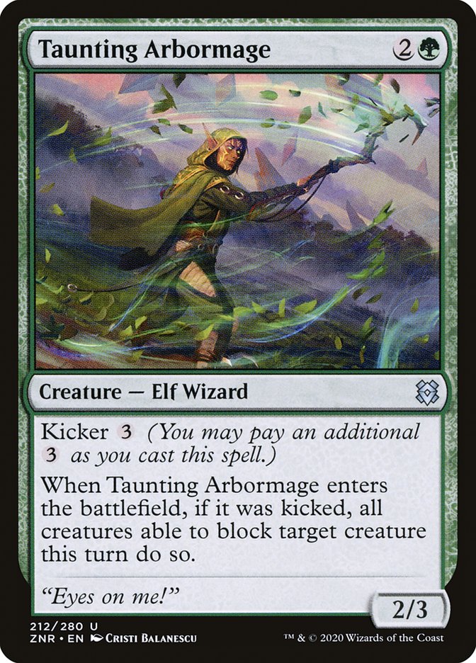 Taunting Arbormage [Zendikar Rising] | The CG Realm