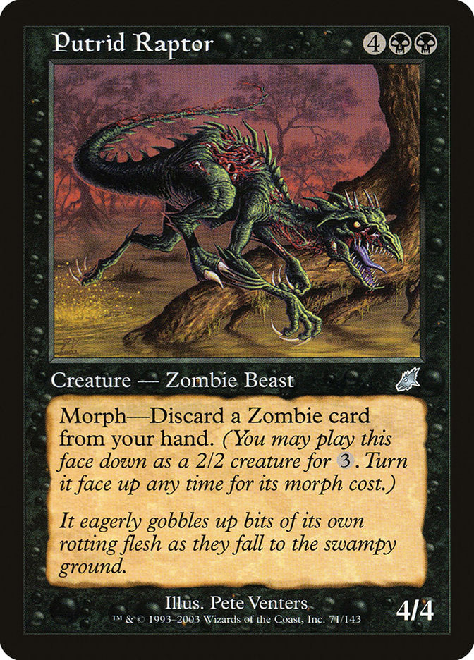 Putrid Raptor [Scourge] | The CG Realm