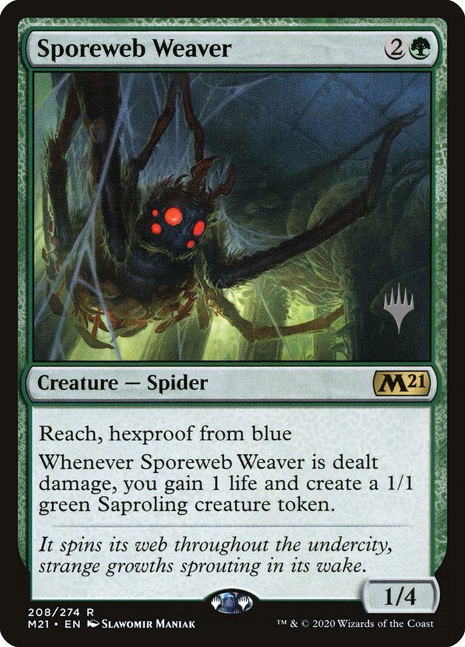 Sporeweb Weaver (Promo Pack) [Core Set 2021 Promos] | The CG Realm