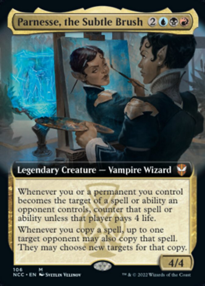 Parnesse, the Subtle Brush (Extended Art) [Streets of New Capenna Commander] | The CG Realm