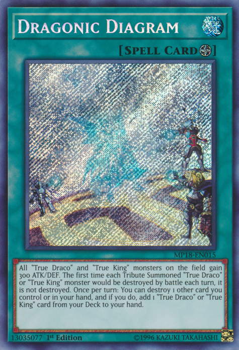 Dragonic Diagram [MP18-EN015] Secret Rare | The CG Realm