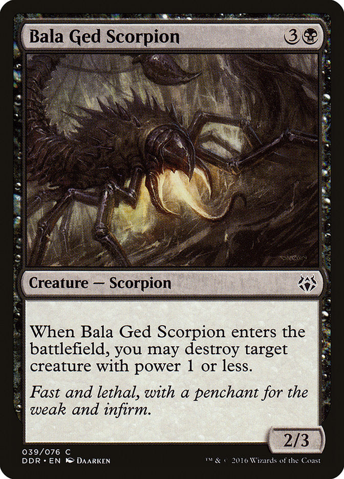 Bala Ged Scorpion [Duel Decks: Nissa vs. Ob Nixilis] | The CG Realm