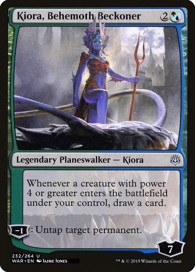 Kiora, Behemoth Beckoner [War of the Spark] | The CG Realm