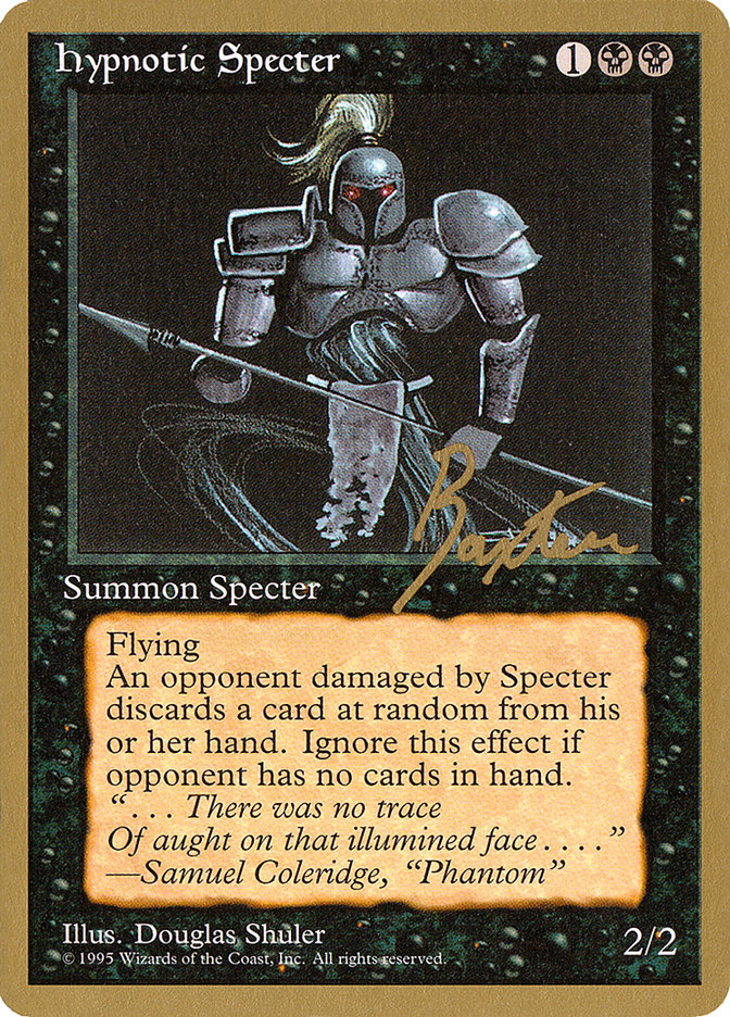 Hypnotic Specter (George Baxter) [Pro Tour Collector Set] | The CG Realm