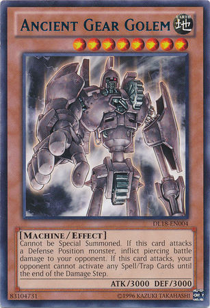 Ancient Gear Golem (Blue) [DL18-EN004] Rare | The CG Realm