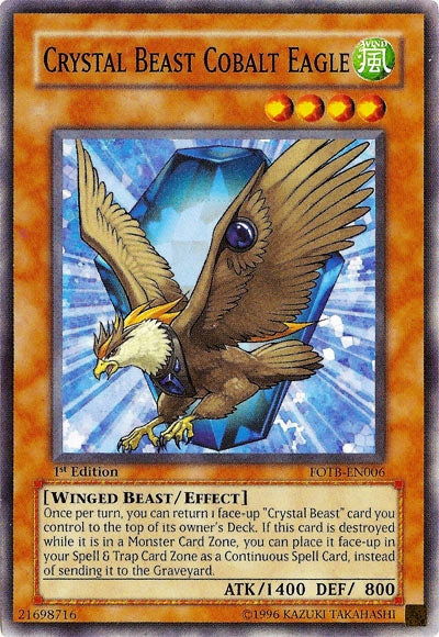 Crystal Beast Cobalt Eagle [FOTB-EN006] Common | The CG Realm