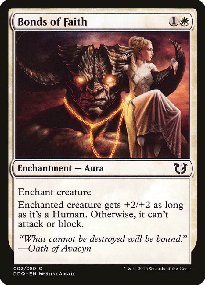 Bonds of Faith [Duel Decks: Blessed vs. Cursed] | The CG Realm