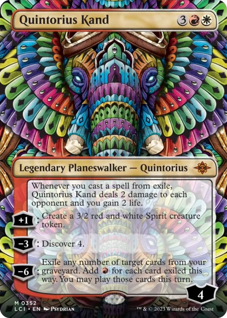 Quintorius Kand (0352) (Borderless) [The Lost Caverns of Ixalan] | The CG Realm