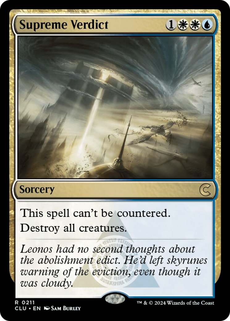 Supreme Verdict [Ravnica: Clue Edition] | The CG Realm