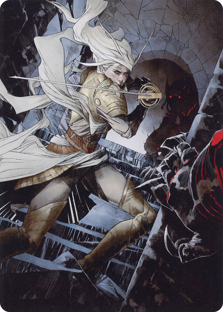Thalia, Guardian of Thraben Art Card [March of the Machine Art Series] | The CG Realm