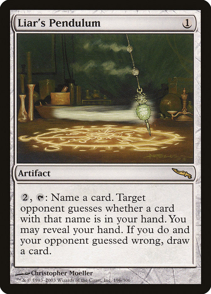 Liar's Pendulum [Mirrodin] | The CG Realm