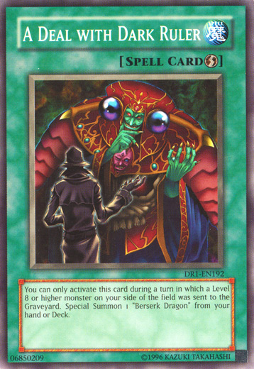 A Deal with Dark Ruler [DR1-EN192] Common | The CG Realm