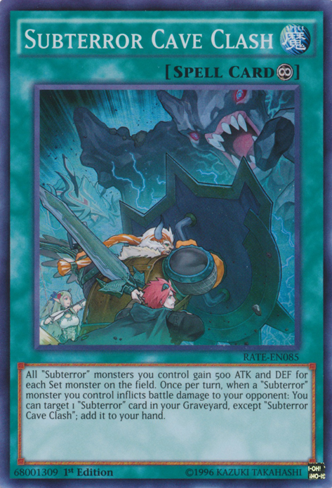 Subterror Cave Clash [RATE-EN085] Super Rare | The CG Realm
