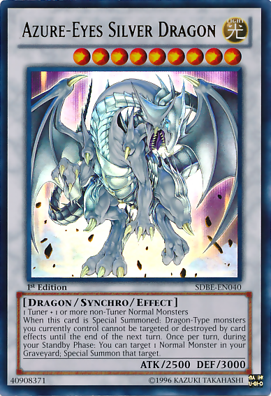 Azure-Eyes Silver Dragon [SDBE-EN040] Ultra Rare | The CG Realm