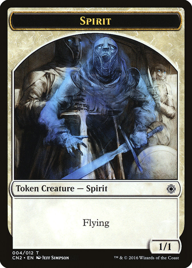 Spirit Token [Conspiracy: Take the Crown Tokens] | The CG Realm