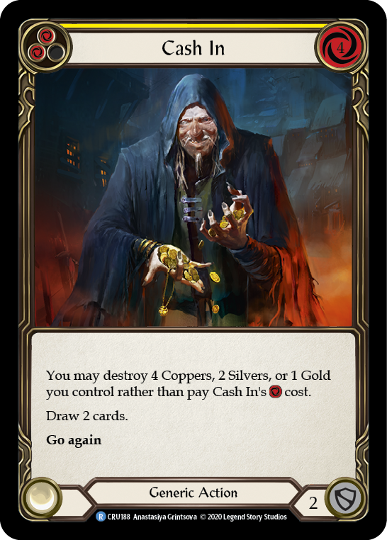 Cash In [CRU188] (Crucible of War)  1st Edition Rainbow Foil | The CG Realm