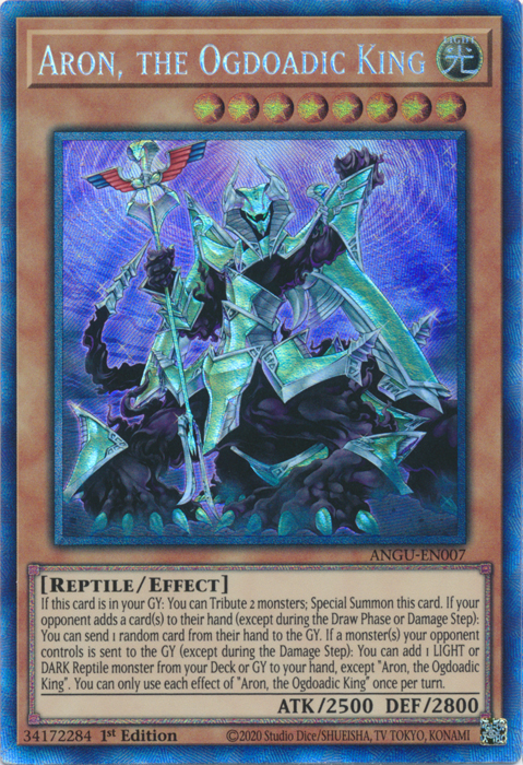 Aron, the Ogdoadic King (Collector's Rare) [ANGU-EN007] Collector's Rare | The CG Realm