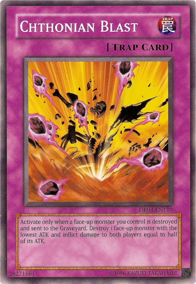 Chthonian Blast [DR04-EN110] Common | The CG Realm