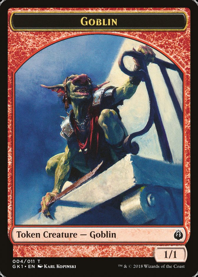 Weird // Goblin Double-Sided Token (GR1-3 // 4) - GRN Guild Kit Tokens