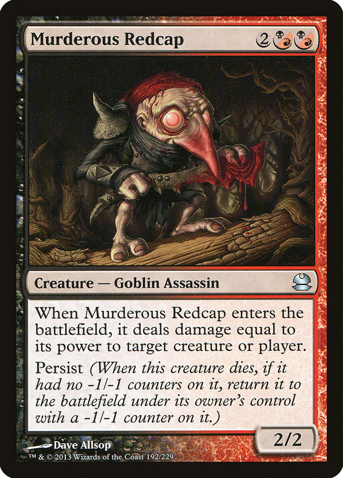 Murderous Redcap [Modern Masters] | The CG Realm