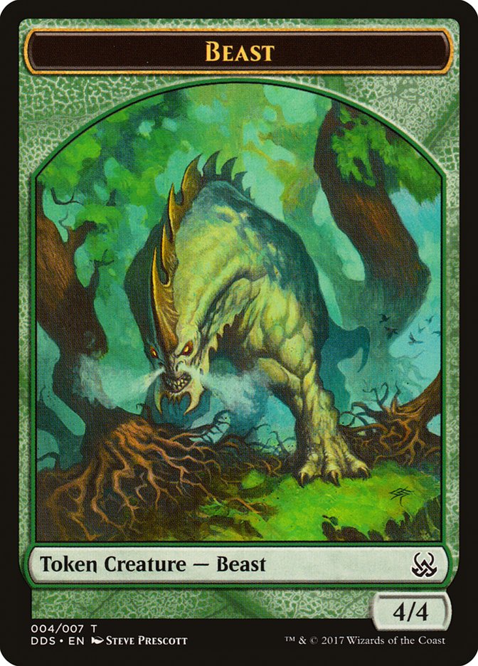 Beast Token [Duel Decks: Mind vs. Might Tokens] | The CG Realm