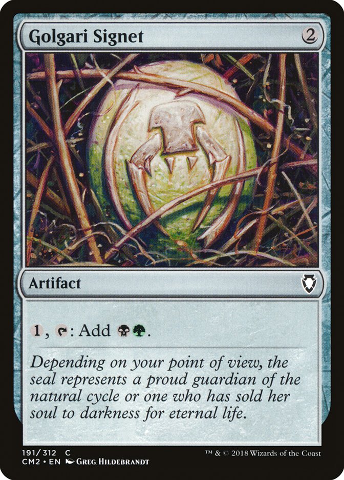 Golgari Signet (191/312) [Commander Anthology Volume II] | The CG Realm