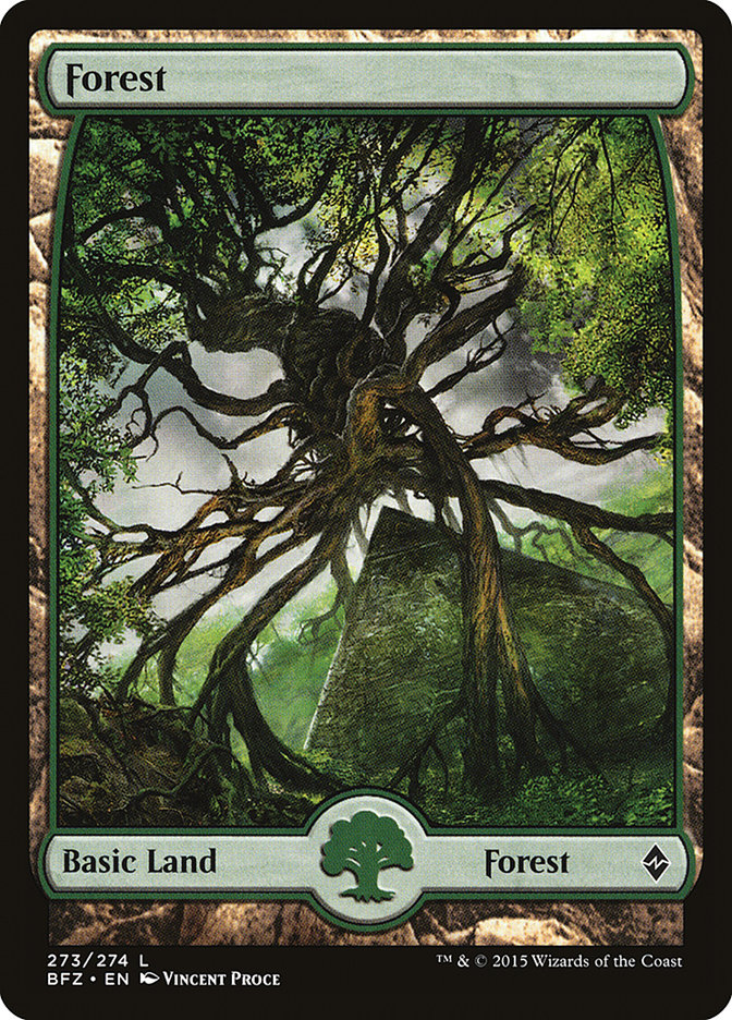 Forest (273) (Full Art) [Battle for Zendikar] | The CG Realm
